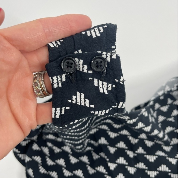 Old Navy Black and white geometric Minimalist Ankle  jumpsuit Small - Picture 12 of 14